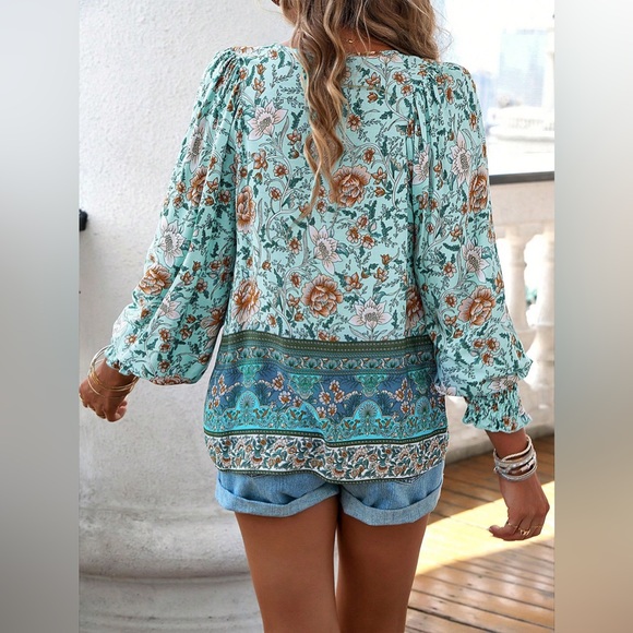 Soulful Women’s Boho Blouses Long Sleeve - Picture 4 of 5